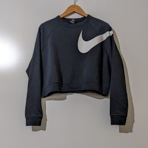 Nike Cropped Sweatshirt Size Large